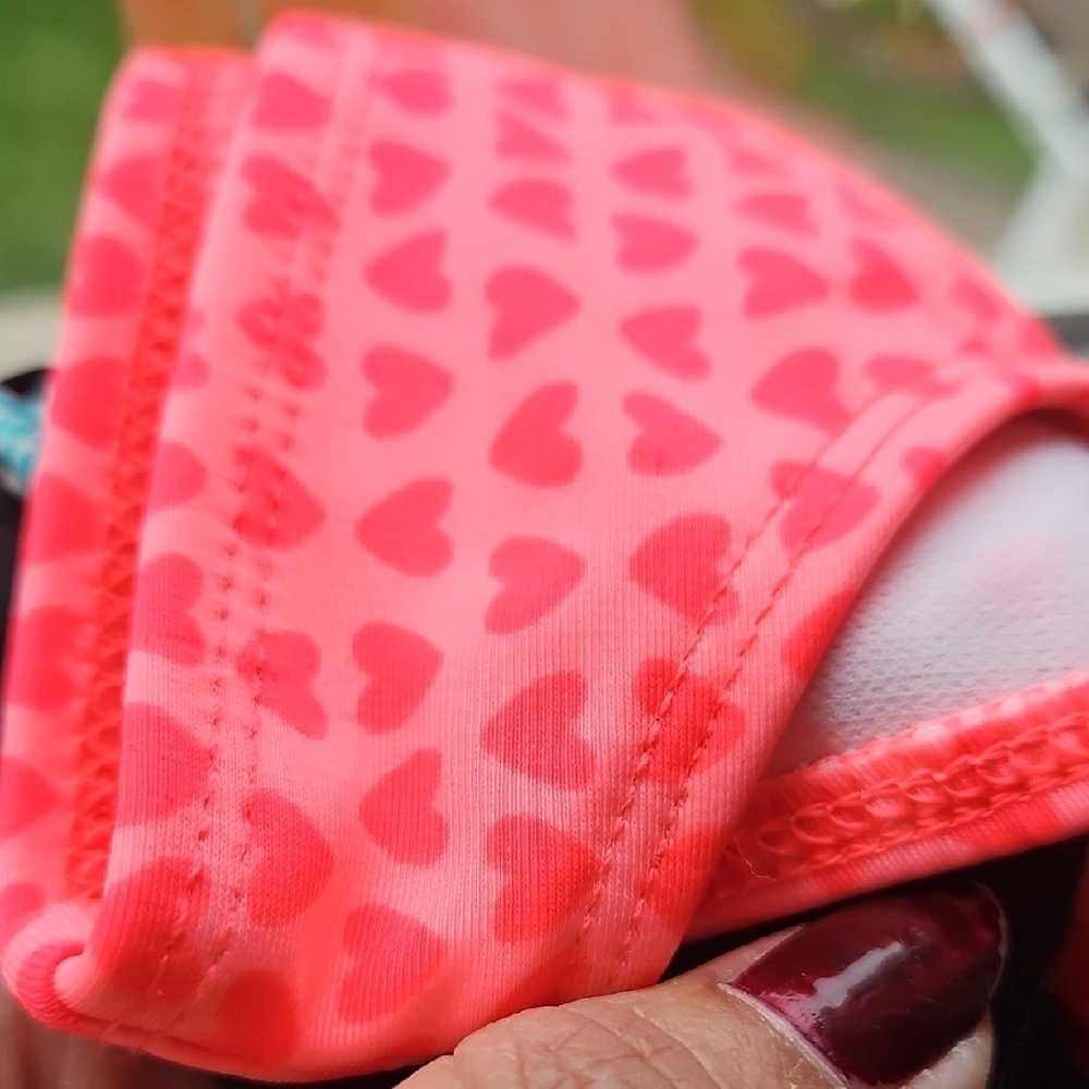 Cat & Jack Black and Orange Polka Dot Bikini - Picture 9 of 9